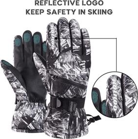 img 2 attached to Gloves Waterproof Weather Touchscreen Snowboard