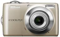 📷 old model nikon coolpix l24 14 mp silver digital camera with nikkor lens and lcd - 3.6x optical zoom - high resolution photography logo