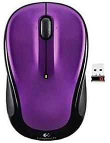 img 1 attached to Logitech M325 Colour Collection Limited Edition Wireless 💜 Mouse in Vivid Violet with Optical Technology and 3 Buttons