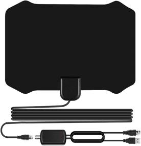 img 4 attached to 📺 Sodysnay Indoor Digital TV Antenna - Amplified HD TV Antenna with 120 Miles Long Range, 4K 1080P Support, Powerful HDTV Amplifier (W222)