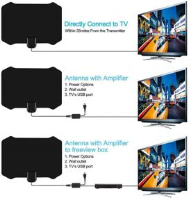 img 1 attached to 📺 Sodysnay Indoor Digital TV Antenna - Amplified HD TV Antenna with 120 Miles Long Range, 4K 1080P Support, Powerful HDTV Amplifier (W222)