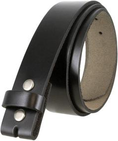 img 4 attached to BS121 Vintage Style Leather Strap Men's Accessories in Belts