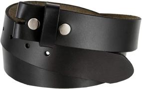 img 3 attached to BS121 Vintage Style Leather Strap Men's Accessories in Belts