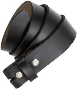 img 2 attached to BS121 Vintage Style Leather Strap Men's Accessories in Belts