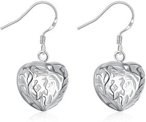 img 4 attached to Filigree Sterling Fashion Earrings Dangling