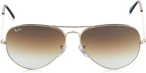 img 3 attached to Stylish Ray Ban Aviator Classic Crystal Gradient Sunglasses: Elevate Your Fashion Game