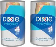 dixie bath cup dispenser combo pack: 2-pack of 1 count, assorted colors logo