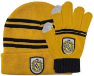 stay warm with harry potter kids beanie gloves - essential boys' accessories for cold weather logo