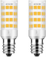 💡 5w warm white 2700k c7 led light bulb with e12 base - equivalent to 40w incandescent bulbs, 110v-120v logo