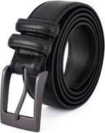 high-quality genuine leather belts: timeless business men's accessories logo