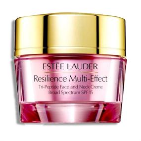 img 1 attached to 🌟 Увлажняющий крем Estee Lauder Resilience Multi-Effect Tri-Peptide для лица и шеи с SPF 15 - для нормальной/комбинированной кожи, 1,7 унции / 50 мл