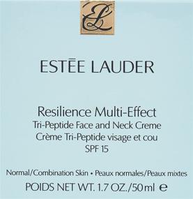 img 3 attached to 🌟 Увлажняющий крем Estee Lauder Resilience Multi-Effect Tri-Peptide для лица и шеи с SPF 15 - для нормальной/комбинированной кожи, 1,7 унции / 50 мл