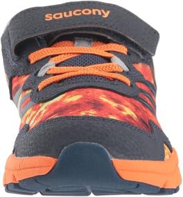 img 3 attached to Saucony Девочки Kotaro Flash A/C Кеды: Стильные Серый/Оранжевый, Размер 10.5 Wide Little Kid - Покупайте сейчас!