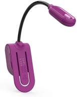 🔦 the ultra lightweight mighty bright miniflex2 book light in purple - portable travel reading light with 24 hour battery life, ideal for kids, bookworms, and bedtime reading логотип