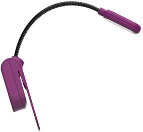 img 3 attached to 🔦 The Ultra Lightweight Mighty Bright MiniFlex2 Book Light in Purple - Portable Travel Reading Light with 24 Hour Battery Life, Ideal for Kids, Bookworms, and Bedtime Reading