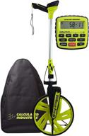 📏 calculated industries #6575 digiroller plus iii 12.5 inch estimators electronic distance measuring wheel with large backlit digital display - measure feet, inches, meters, yards; includes free carrying pack logo