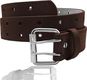 img 3 attached to EURO Womens Thick Wide Leather Men's Accessories