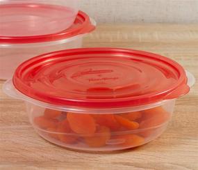 img 4 attached to 🍱 Rubbermaid TakeAlongs 5 Cup Food Storage Containers, Pack of 3