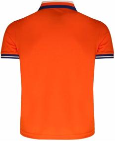 img 2 attached to 👕 BCPOLO Orange Shirt Sleeve Collar: Stylish and Comfortable Apparel for a Versatile Look