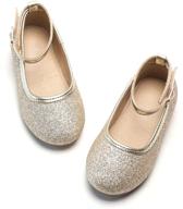 otter momo toddler ballerina wedding girls' school uniform shoes: comfort and style combined logo