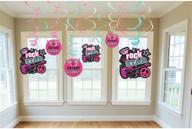 🎸 amscan hanging swirl decorations - rocker girl theme logo