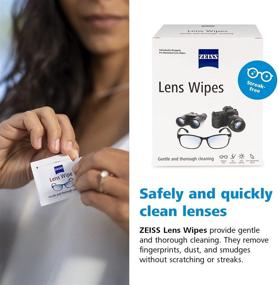 img 1 attached to 🧻 ZEISS Lens Cleaning Wipes, Pack of 80, Pre-Moistened