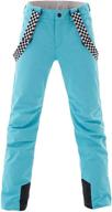 👖 ultimate women's insulated snow pants: waterproof, windproof ski bibs логотип