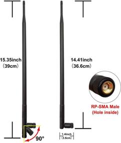 img 3 attached to 🔌 Enhance Connectivity: PS4 Antenna Upgrade Kit with Long Range Extender, Bluetooth, WiFi Antenna, and Extension Cables