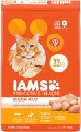 🐟 iams проактивное здоровье сухой корм для взрослых кошек: рецепты с курицей и лососем для оптимального фелинного питания логотип