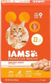 img 4 attached to 🐟 Iams Проактивное Здоровье Сухой Корм для Взрослых Кошек: Рецепты с Курицей и Лососем для Оптимального Фелинного Питания