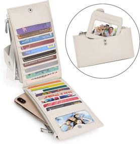 img 3 attached to 👛 Women's UTO Leather Wallet Organizer with Pockets for Handbags