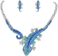 💎 dazzling austrian necklace set in silver tone: women's jewelry sets by ever faith logo