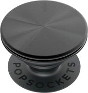 🔝 улучшите свой опыт использования телефона и планшета с помощью popsockets popgrip: backspin aluminum - заменяемый верх, подставка и ручка. логотип