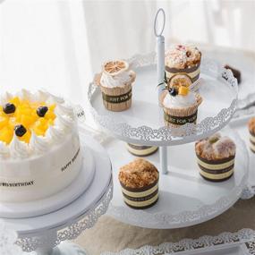 img 1 attached to 🧁 Cupcake Dessert Display: The Perfect Addition for Weddings and Birthdays!