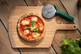 img 2 attached to 🍕 Premium Ooni 14” Bamboo Pizza Peel - Versatile Lightweight Pizza Paddle and Serving Board - Outdoor Oven Accessories you need