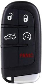 img 3 attached to 🔑 ECCPP for Civic Key Fob Uncut Keyless Entry Remote for Chrysler 300/ Dodge Charger/ Jeep Grand Cherokee M3N32337100 (Pack of 1) - Reliable Replacement Remote Control