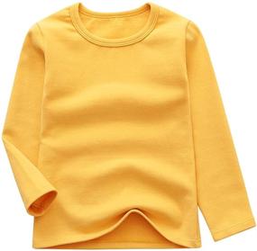 img 4 attached to 👕 Adorable GLEAMING GRAIN Toddler Sleeve T Shirts for Girls: Stylish Tops, Tees & Blouses