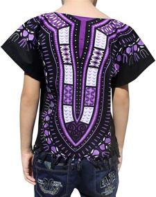 img 1 attached to Add Vibrant Style to Your Boy's Wardrobe with RaanPahMuang's Dashiki Tassel Tops, Tees & Shirts - Featuring Pockets & an Array of Colors!