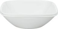 classic corelle square white 1 quart 2 piece set: durable and elegant design логотип