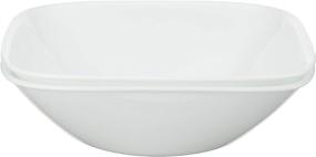 img 4 attached to Classic Corelle Square White 1 Quart 2 Piece Set: Durable and Elegant Design