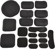 🎯 universal tactical helmet accessories - jadedragon eva pads set of 19pcs for fast/ach/mich/motorcycle helmets logo