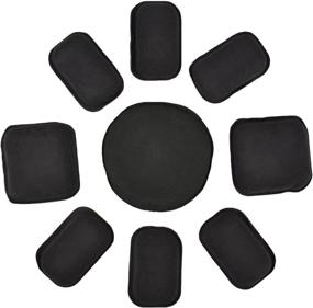 img 3 attached to 🎯 Universal Tactical Helmet Accessories - Jadedragon EVA Pads Set of 19pcs for Fast/ACH/MICH/Motorcycle Helmets