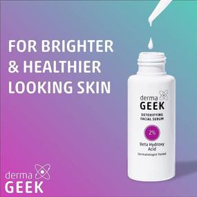 img 2 attached to 🌿 DERMA GEEK Detoxifying Facial Serum & Nourishing Night Cream Travel Size (1.3 Fl Oz) - Enhancing SEO