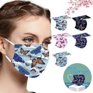 disposable face_masks butterflies breathable protective occupational health & safety products логотип