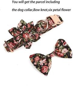 img 3 attached to Floral Collars Detachable Knotbow Adjustable