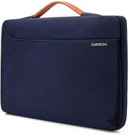 🎒 tomtoc 360 protective laptop sleeve for 15.6 inch acer aspire e 15, asus rog zephyrus, hp pavilion 15, and other 15.6 inch notebook ultrabooks logo