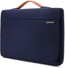 img 4 attached to 🎒 tomtoc 360 Protective Laptop Sleeve for 15.6 Inch Acer Aspire E 15, ASUS ROG Zephyrus, HP Pavilion 15, and Other 15.6 Inch Notebook Ultrabooks