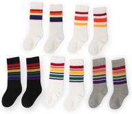 cute high crew socks for kids – boys, girls - 3,4,5 pairs logo