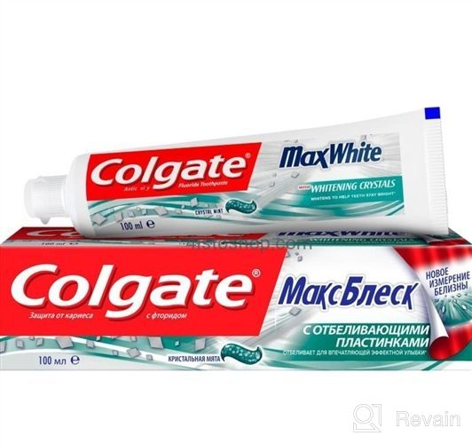 img 1 attached to 🦷 Colgate Max Fresh Whitening Toothpaste with Breath Strips, Clean Mint, Limited Edition - 6 Oz, 24 Ounce (Pack of 4) review by Tim Jones