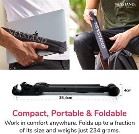 img 1 attached to 👨 Nexstand Laptop Stand – Enhance Ergonomics & Portability for PC and MacBook Laptops